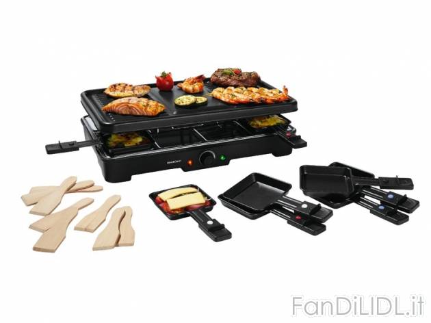 Raclette Grill Silvercrest Kitchen Tools, prezzo 19,99 &#8364; per Alla confezione ...