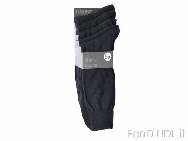 Calze da uomo Livergy, prezzo 4,99 &#8364; per Alla confezione 
- Misure: 39 ...