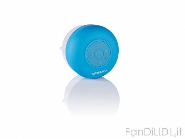 Mini altoparlante Bluetooth &reg; con ventosa Silvercrest, prezzo 12,99 &#8364; ...