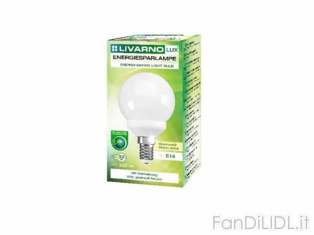 Lampadina a goccia a risparmio energetico Livarno Lux, prezzo 2,99 &#8364; per ...