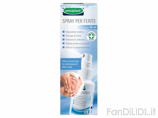 Spray per ferite o gel cicatrizzante , prezzo 2.99 &#8364; 
Spray per ferite:
- ...