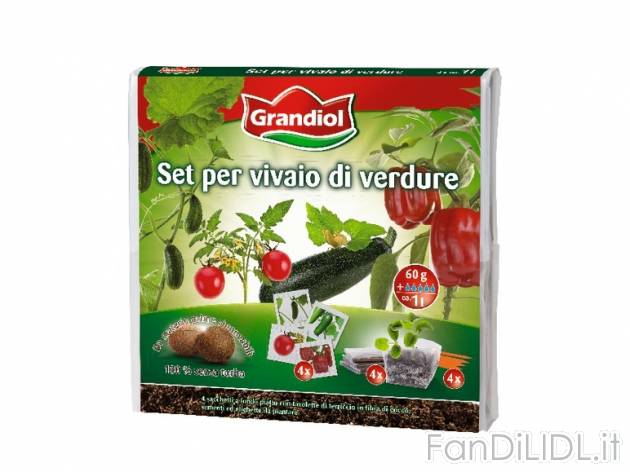 Kit per vivaio di fiori, erbe aromatiche o verdure , prezzo 1,99 &#8364; per ...