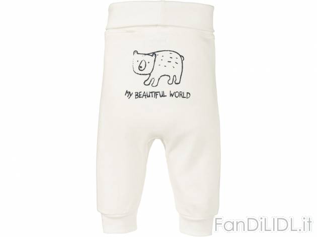 Pantaloni sportivi da neonato, 2 pezzi , prezzo 4.99 &#8364;  
-  In puro cotone