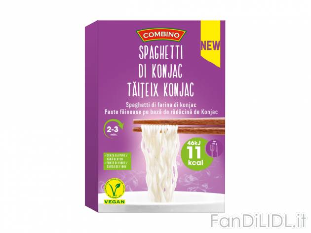 Spaghetti di Konjac senza glutine , prezzo 1.49 EUR