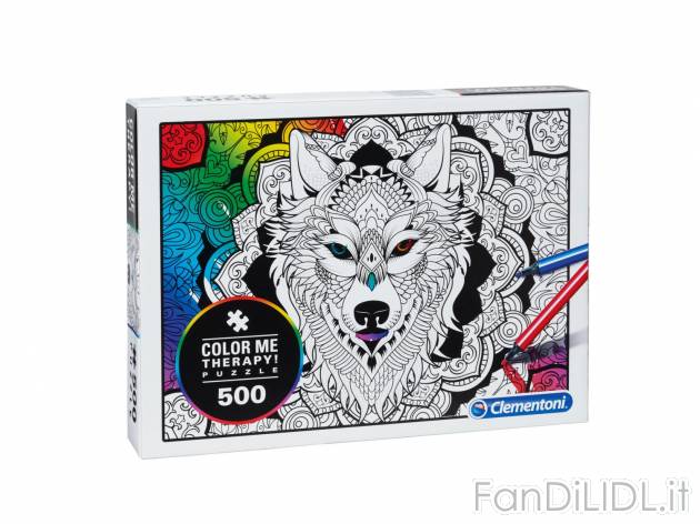 Puzzle da colorare, 500 pezzi , prezzo 3.99 &#8364; per Alla confezione