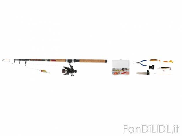 Set combo per la pesca Crivit, prezzo 24,99 &#8364; per Al set 
- Set per pesca ...