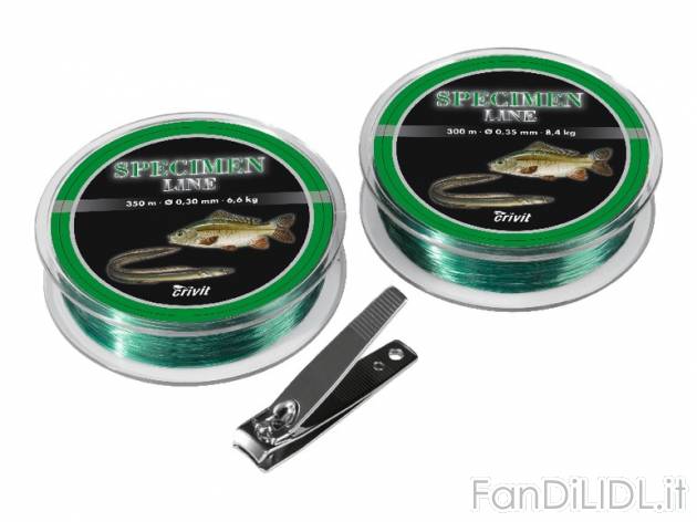 Set filo da pesca Crivit, prezzo 3,99 &#8364; per Al set 
- Per trota e pesce ...