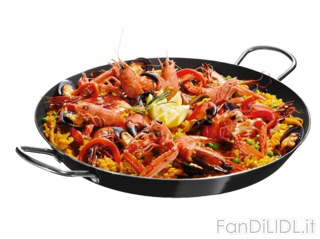 Padella per paella 38 cm Ernesto, prezzo 9,99 &#8364; per Alla confezione 
- ...