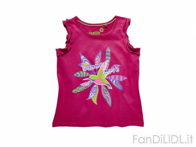 T-shirt da bambina Lupilu, prezzo 4,99 &#8364; per Alla confezione 
- Misure: ...