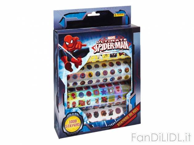 Set sticker, 1000 pezzi “Cars, Princess, Violetta, Spiderman” , prezzo 2,99 ...