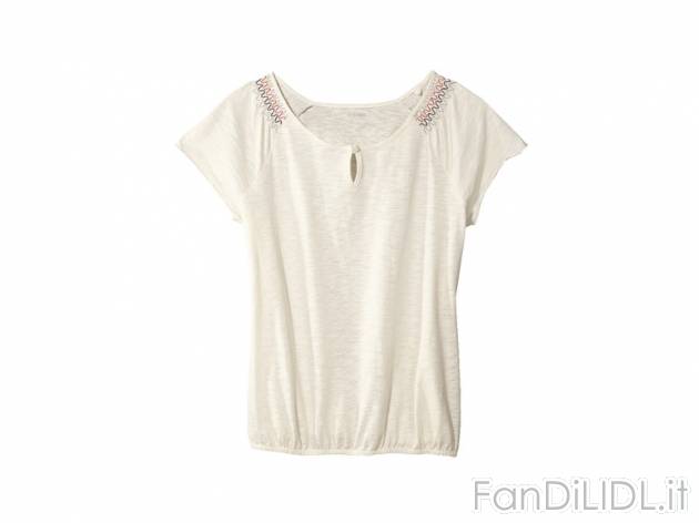 T-Shirt da donna Esmara, prezzo 3,99 &#8364; per Alla confezione 
- Materiale: ...