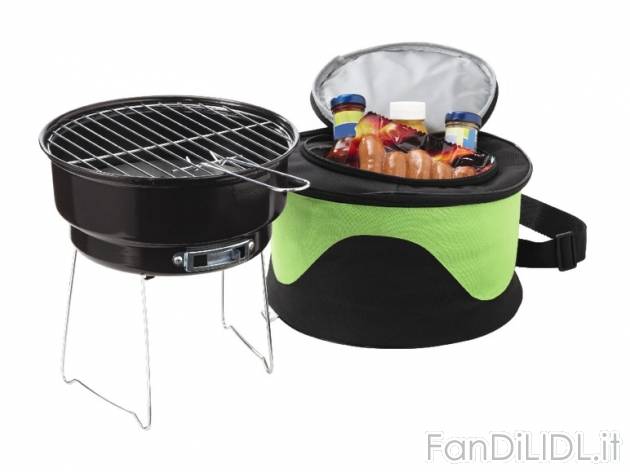 Mini barbecue con borsa termica Florabest, prezzo 14,99 &#8364; per Alla confezione ...