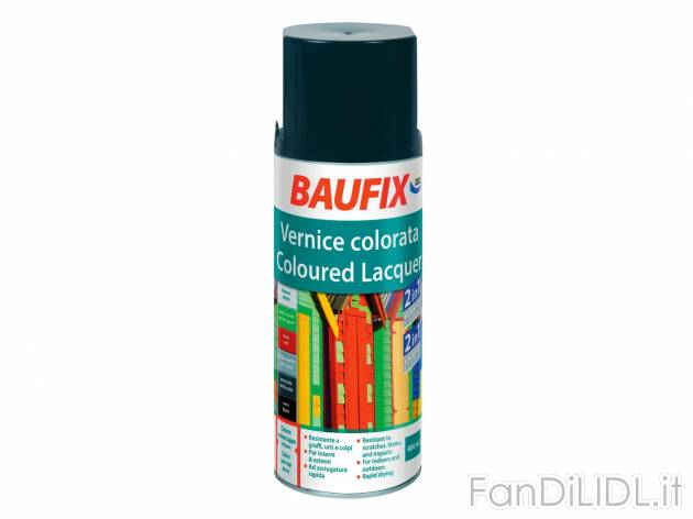 Vernice colorata spray , prezzo 3.99 &#8364; per Alla confezione 
- Ad asciugatura ...