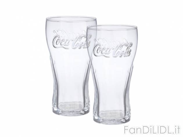 Bicchieri &quot;Coca Cola&quot; 2 o 3 pezzi , prezzo 2,99 &#8364; per ...