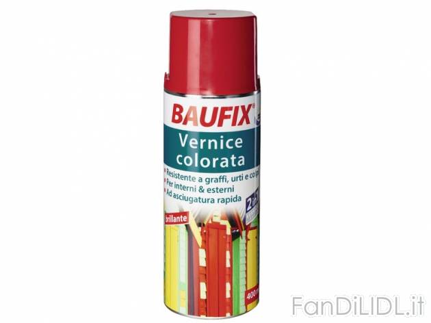 Vernice colorata spray, 400 m , prezzo 3,49 &#8364; per Alla confezione 
- ...