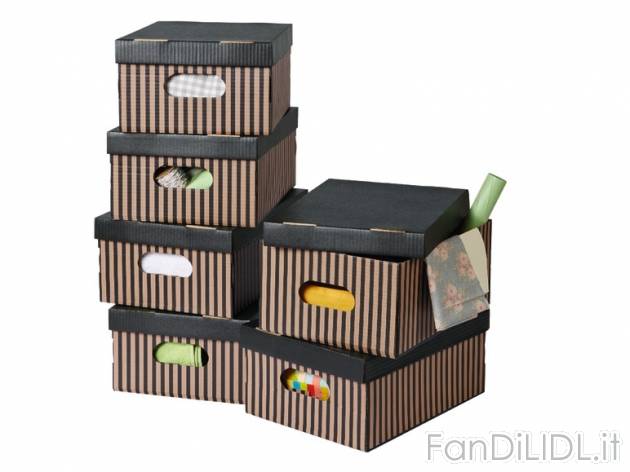 Box multiuso, 6 pezzi Ordex, prezzo 5,99 &#8364; per Alla confezione 
- Dimensioni: ...