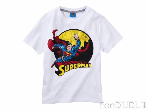 T-Shirt da bambino Superman, Batman , prezzo 3,99 &#8364; per Alla confezione ...
