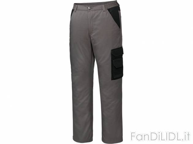 Pantaloni termici da lavoro per uomo , prezzo 12.99 &#8364; 
- Materiale esterno ...