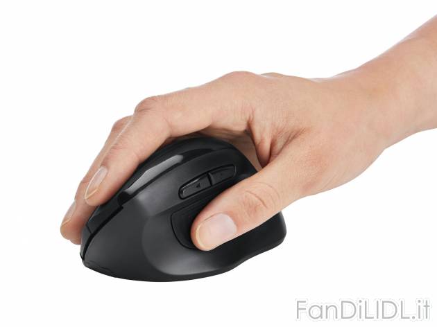 Mouse ergonomico senza fili , prezzo 9.99 &#8364; 
- Sensore ottico con risoluzione ...