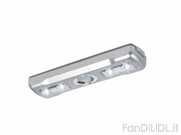 Punto luce LED con sensore di movimento Livarno Lux, prezzo 6,99 &#8364; per ...