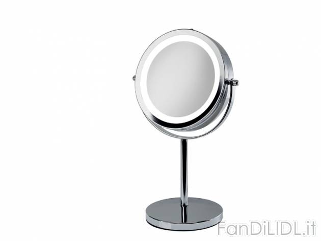 Specchio a LED per il trucco Miomare, prezzo 14,99 &#8364; per Alla confezione ...