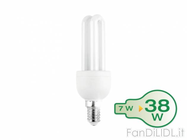 Lampadina 2 tubi a risparmio energetico Livarno Lux, prezzo 1,99 &#8364; per ...