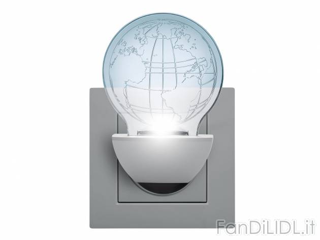 Lampada notturna a LED , prezzo 1.99 &#8364; 
- Con LED bianco o blu
- Tensione ...