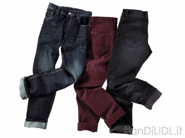 Jeans da uomo Livergy, prezzo 9,99 &#8364; per Alla confezione 
- Stile moderno ...