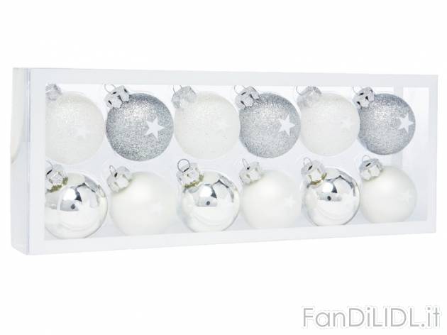Decorazioni natalizie in vetro Melinera, prezzo 2,99 &#8364; per Alla confezione ...