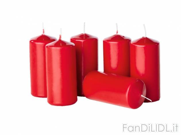 Set candele Melinera, prezzo 3,99 &#8364; per Al set 
- Con protezione anticombustione ...