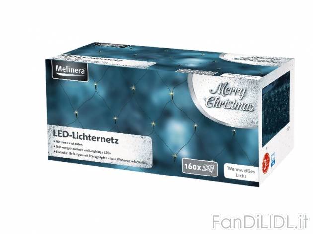 Tenda o rete luminosa a LED Melinera, prezzo 12,99 &#8364; per Alla confezione ...