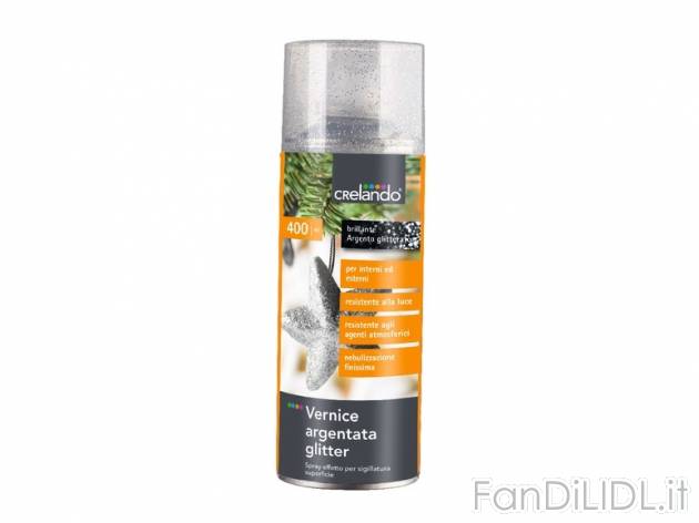 Vernice spray 400ml , prezzo 3,99 &#8364; per Alla confezione 
- A scelta tra: ...