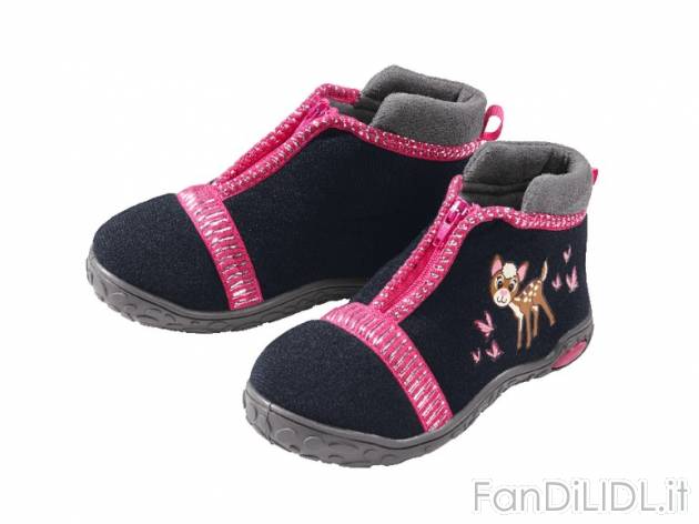 Pantofole da bambina Lupilu, prezzo 3,99 &#8364; per Al paio 
- Morbida fodera ...