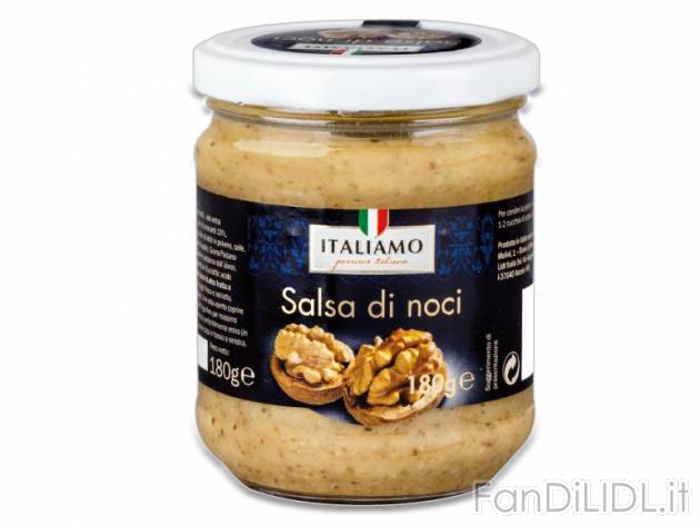 Salsa di noci in olio extra vergine d&#039;oliva Italiamo, prezzo 1,99 &#8364; ...