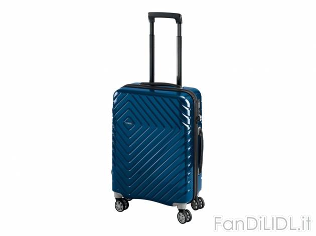 Trolley da viaggio in policarbonato 34,5L, blu Topmove, prezzo 39.99 &#8364; ...