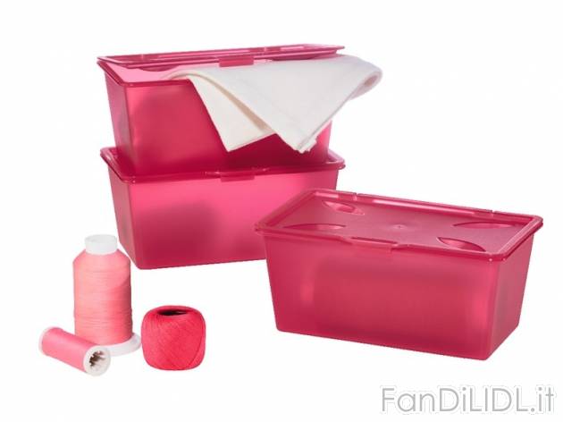 Set contenitori Ordex, prezzo 1,99 &#8364; per Alla confezione 
- Con coperchio ...