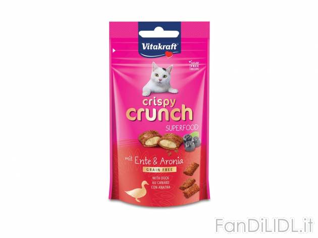 Crispy Crunch Superfood Vitakraft, prezzo 0.99 &#8364; 
- Snack con anatra e ...