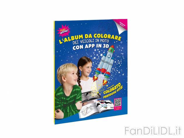 Album da colorare con app 3D , prezzo 4.99 &#8364; per Alla confezione