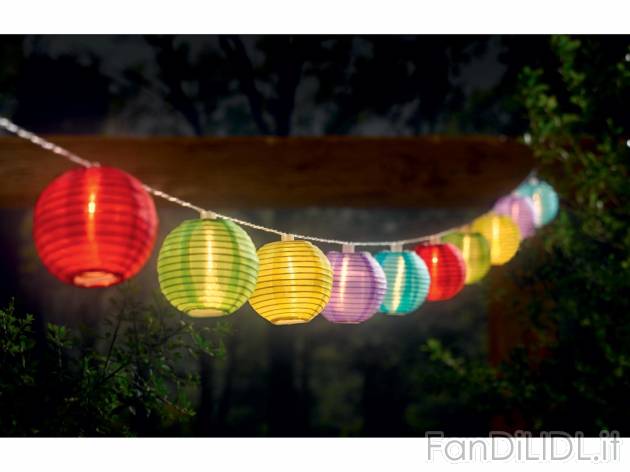 Catena luci decorative LED a energia solare Melinera, prezzo 5.99 &#8364; 
- ...