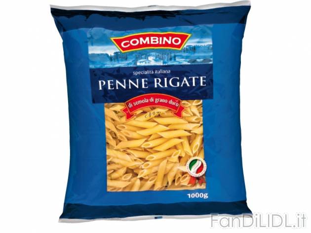Spaghetti/ Penne Rigate/ Tortiglioni , prezzo 0,65 &#8364; per 1 kg 
- Pasta ...