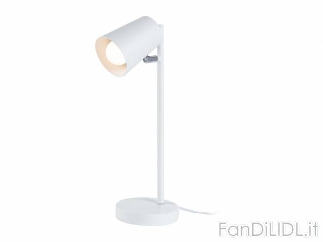 Lampada LED da tavolo Livarno Lux, prezzo 8.99 &#8364; 
- 420 lm 5 W o 320 ...