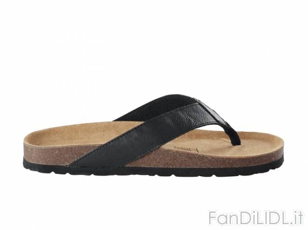 Sandali da uomo Livergy, prezzo 6,99 &#8364; per Al paio 
- Plantare imbottito ...