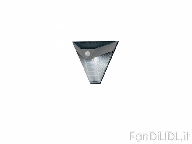 Lampada LED ad energia solare con rilevatore di movimento , prezzo 19,99 &#8364; ...