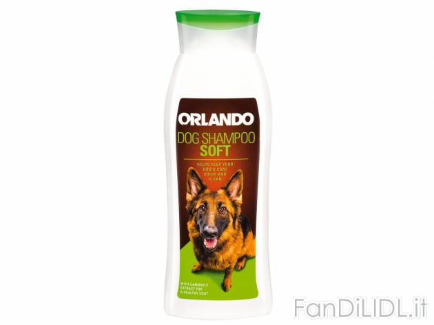 Shampoo per cani , prezzo 1.29 &#8364;  
-  Nelle varianti: Lucentezza, Soft e Junior