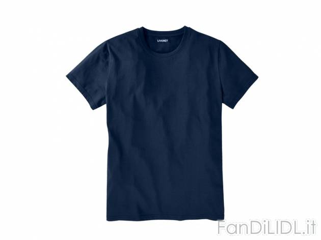 T-shirt da uomo Livergy, prezzo 2,99 &#8364; per Alla confezione 
- Basic alla ...