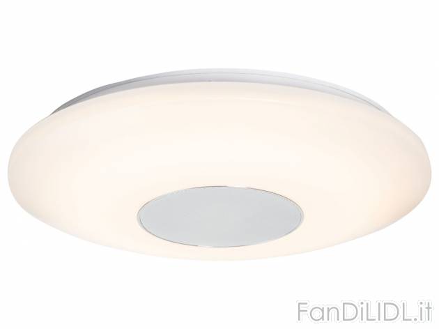 Lampada LED da soffitto con altoparlante Bluethooth Livarno Lux, prezzo 39.99 &#8364; ...