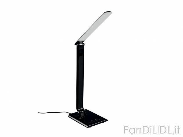 Lampada LED da tavolo Livarno Lux, prezzo 19.99 &#8364; 
- Porta USB per ricaricare ...