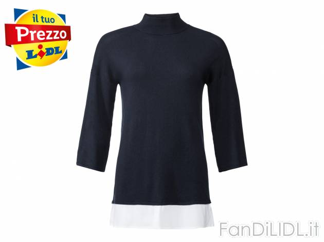 Pullover-camicia da donna Esmara, prezzo 8.99 &#8364;  
Misure: S-L
- Oeko tex NEW