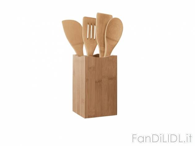 Set utensili da cucina Ernesto, prezzo 5,99 &#8364; per Al set 
- In bamb&#249; ...
