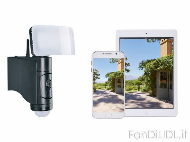 Videocamera da esterni WLAN con faro LED , le prix 49.00 &#8364; 
Per la tua ...